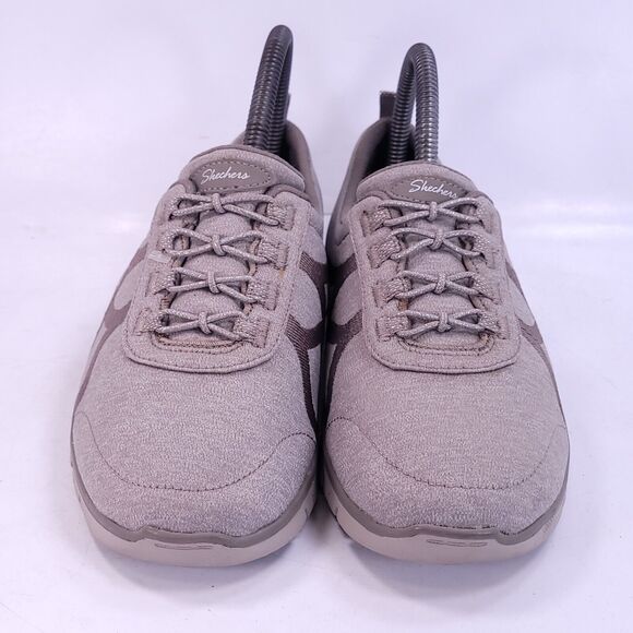 Skechers EZ Flex Renew Running Athletic Shoe Womens Size 6 23462 Gray White - Picture 2 of 9